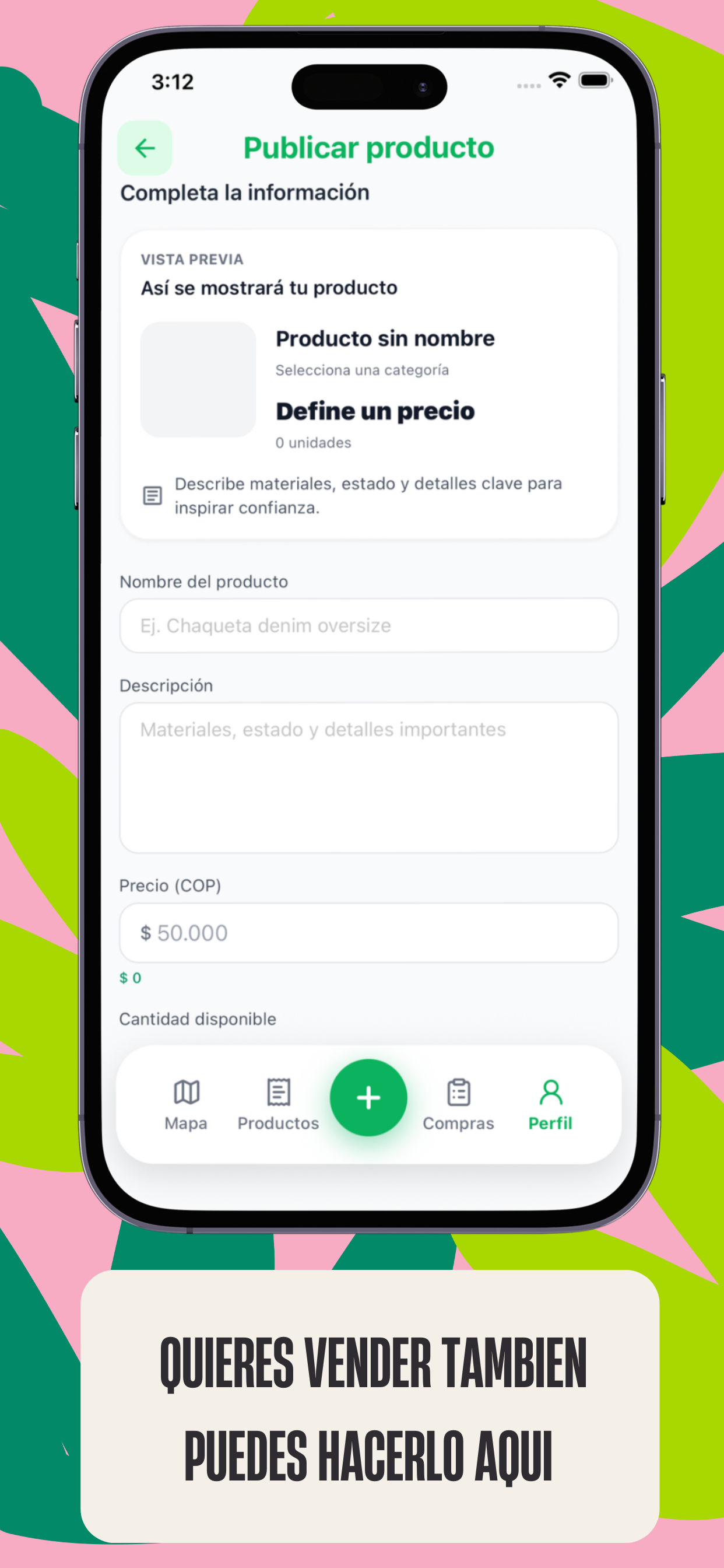 Vista previa de la app GreenCloset 3
