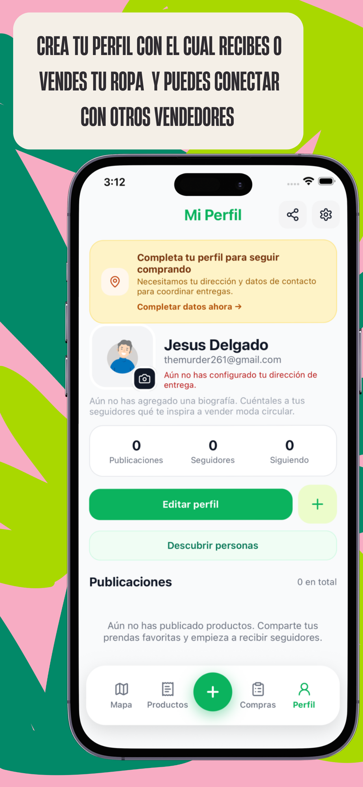 Vista previa de la app GreenCloset 4